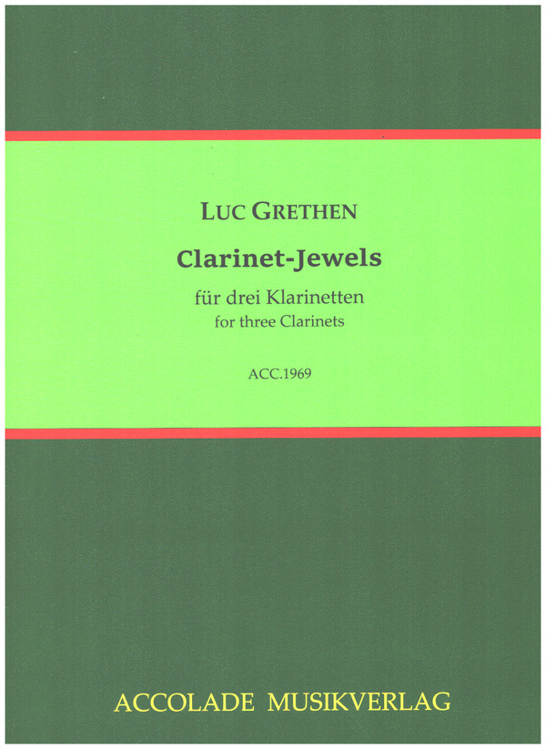 Clarinet-Jewels  für 3 Saxophone (SAT)  Partitur und Stimmen