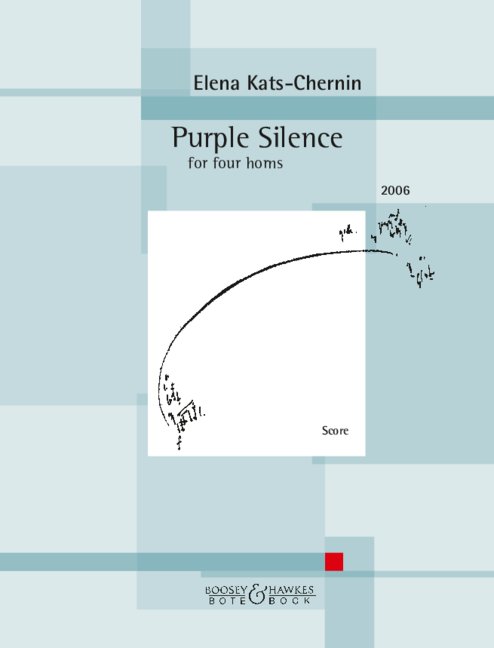 Purple Silence (2006)  for 4 horns  score