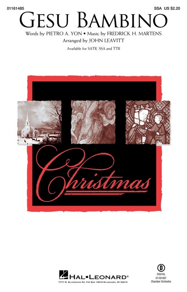 Gesu Bambino&nbsp;&nbsp;SSA&nbsp;&nbsp;Choral Score