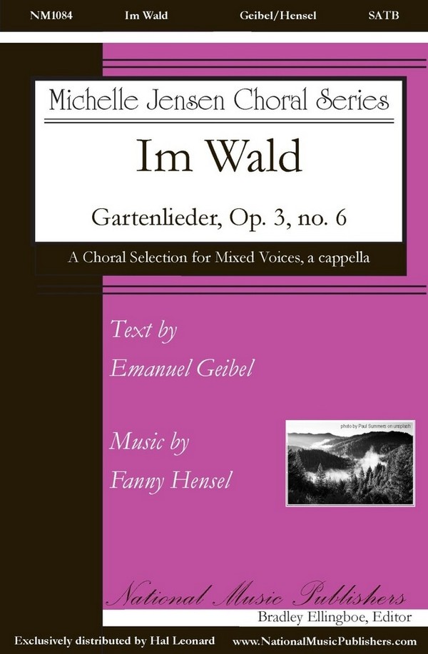 Im Wald - Gartenlieder, Op. 3, No. 6  SATB  Choral Score