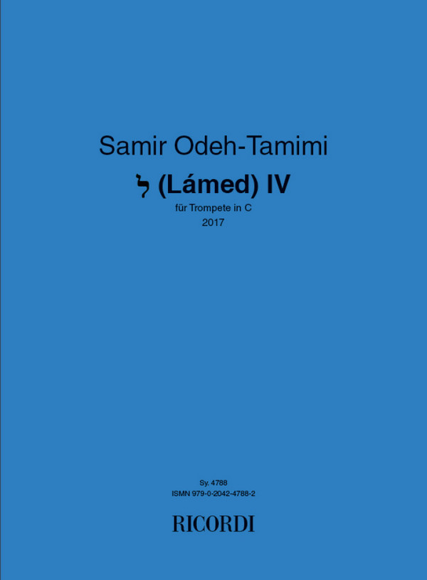 Lámed IV&nbsp;&nbsp;Trumpet&nbsp;&nbsp;Book