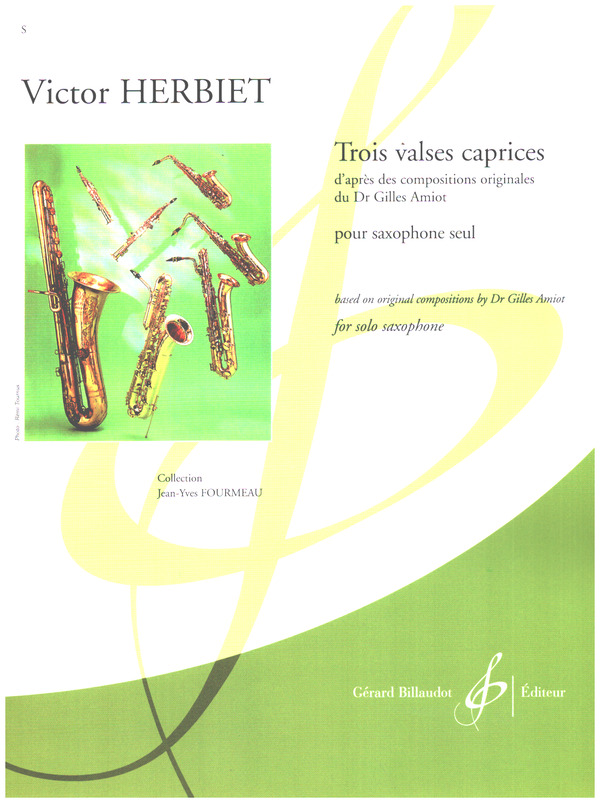 3 Valses caprices&nbsp;&nbsp;pour saxophone seul&nbsp;&nbsp;