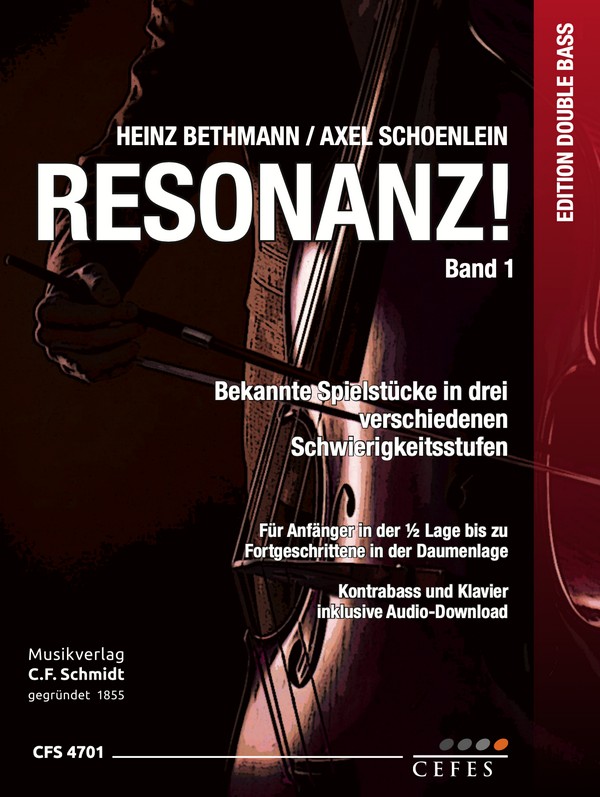 Resonanz! Band 1 (+Online Audio)&nbsp;&nbsp;für Kontrabass und Klavier&nbsp;&nbsp;
