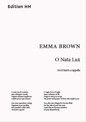 O Nata Lux  soprano, soprano, alto, tenor, bariton, bass  Choral score