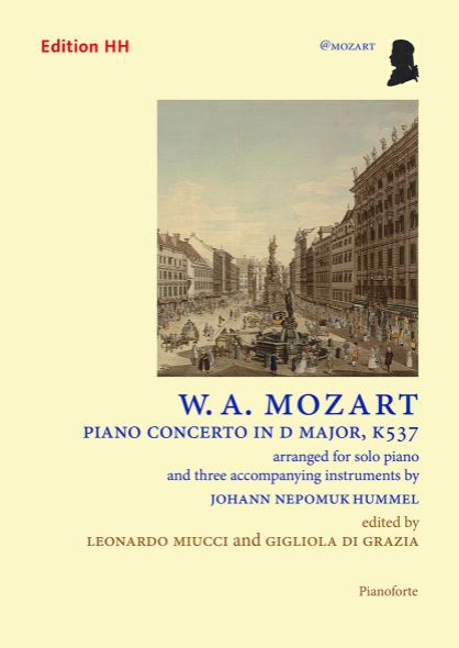 Piano concerto in D major, K537  piano solo  Playing score