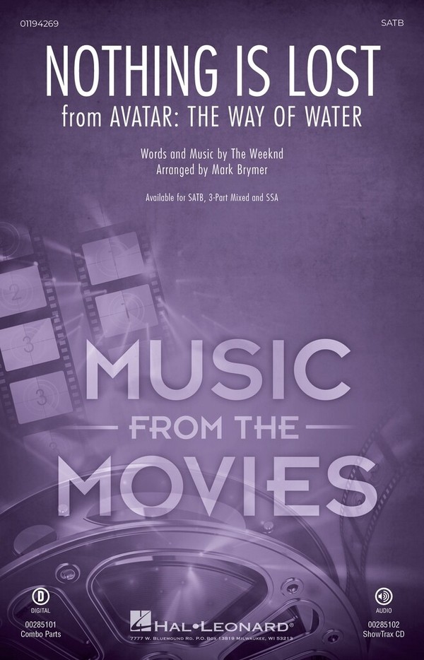 Nothing Is Lost (You Give Me Strength)&nbsp;&nbsp;for mixed choir and piano&nbsp;&nbsp;choral score