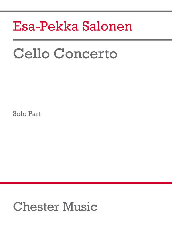 Cello Concerto (solo part)  Cello and Orchestra  Cello-Part