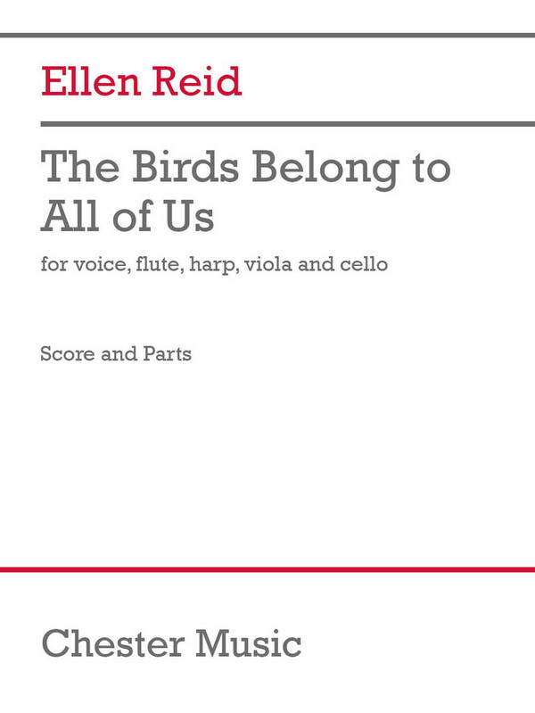 The Birds Belong to All of Us&nbsp;&nbsp;Vocal, Flute, Harp, Viola and Cello&nbsp;&nbsp;Set
