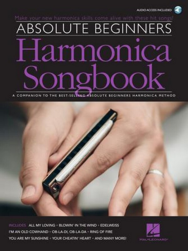 Absolute Beginners Harmonica Songbook (+Online-Audio)&nbsp;&nbsp;for harmonica&nbsp;&nbsp; 