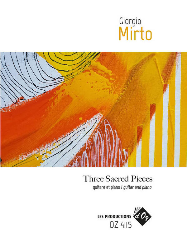 Three Sacred Pieces  Guitar and Piano  Book & Part[s]