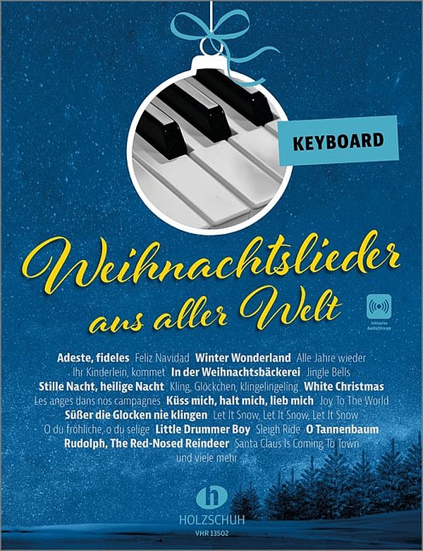 Weihnachtslieder aus aller Welt (+Online Audio)&nbsp;&nbsp;für Keyboard&nbsp;&nbsp;