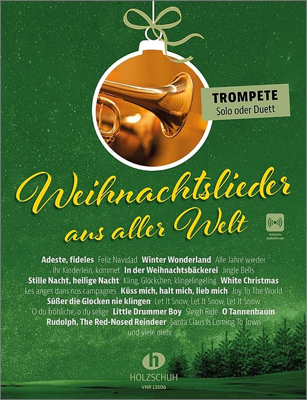 Weihnachtslieder aus aller Welt (+Online Audio)&nbsp;&nbsp;für Trompete&nbsp;&nbsp;