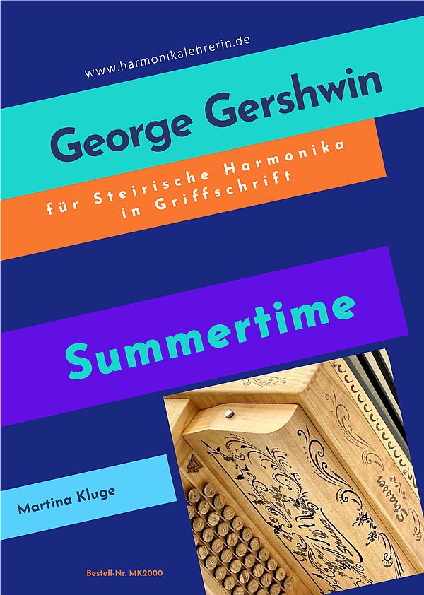 Summertime  für Steirische Harmonika in Griffschrift  