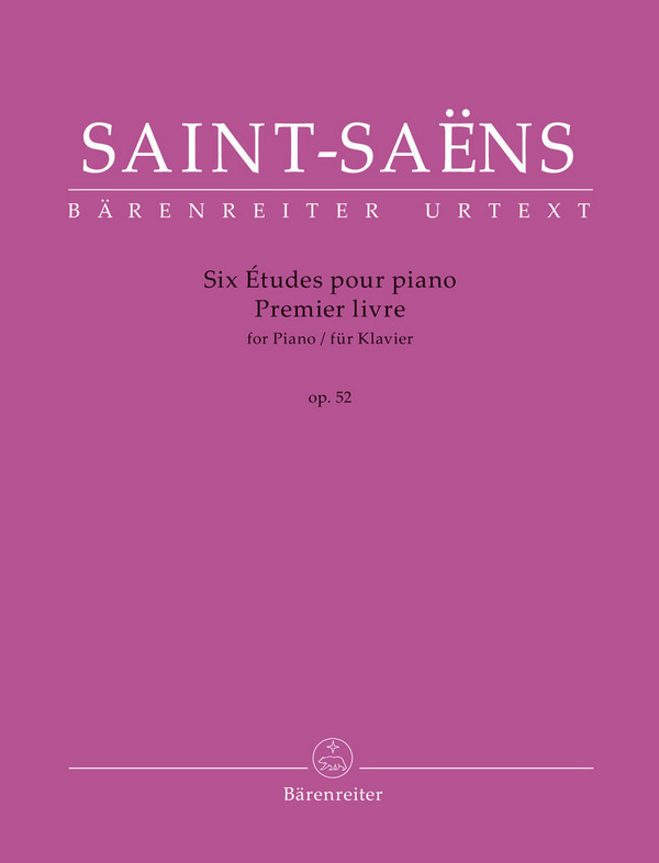 Six Études op.52&nbsp;&nbsp;pour piano&nbsp;&nbsp;