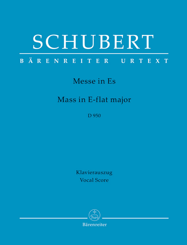 Messe in Es D 950&nbsp;&nbsp;für Soli, gem Chor und Orchester&nbsp;&nbsp;Klavierauszug