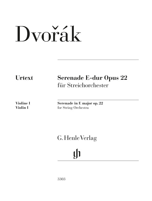 Serenade E-dur op. 22 für Streichorchester&nbsp;&nbsp;Streichorchester&nbsp;&nbsp;Violine 1