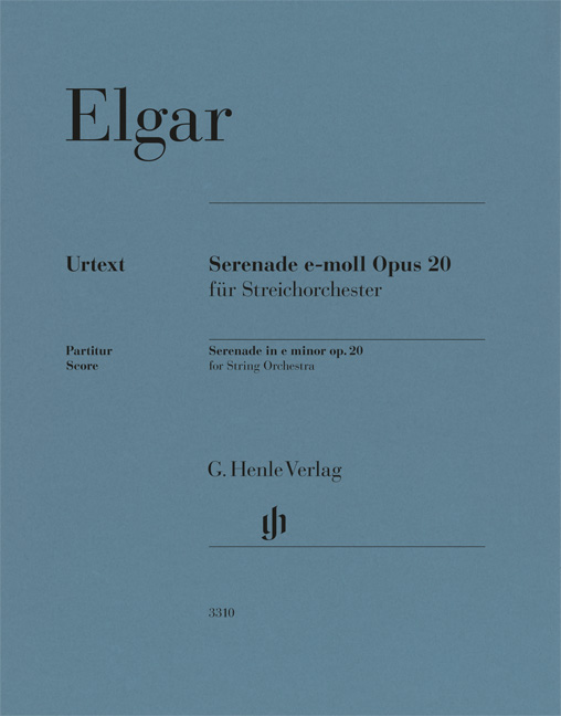 Serenade e-Moll op. 20 &nbsp;&nbsp;für Streichorchester&nbsp;&nbsp;Partitur