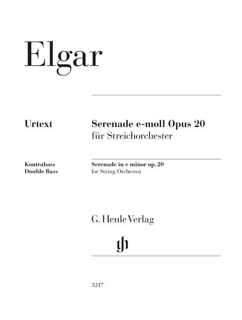 Serenade e-moll op. 20 für Streichorchester&nbsp;&nbsp;Streichorchester&nbsp;&nbsp;Kontrabass