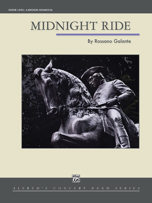 Midnight Ride (c/b)&nbsp;&nbsp;Symphonic wind band&nbsp;&nbsp;score and parts