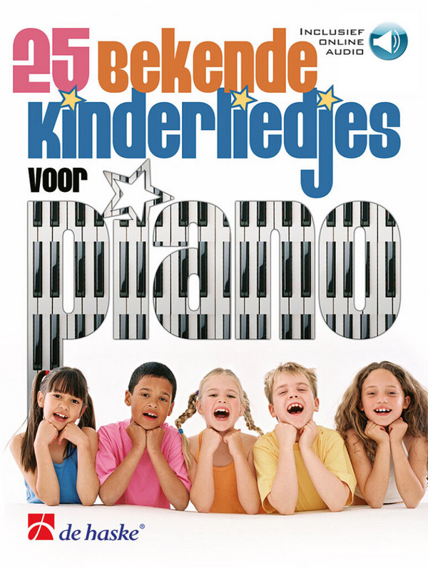 25 bekende kinderliedjes (+Online-Audio)&nbsp;&nbsp;voor piano&nbsp;&nbsp; 