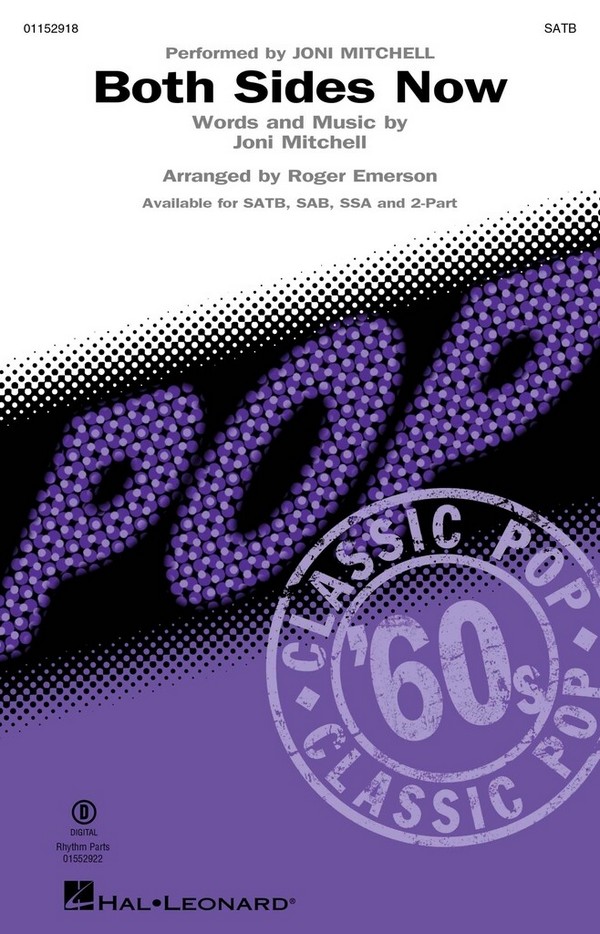 Both Sides Now&nbsp;&nbsp;SATB&nbsp;&nbsp;Choral Score
