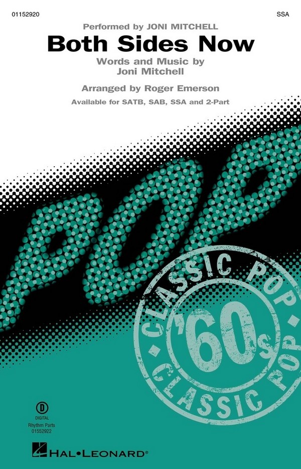 Both Sides Now&nbsp;&nbsp;SSA&nbsp;&nbsp;Choral Score