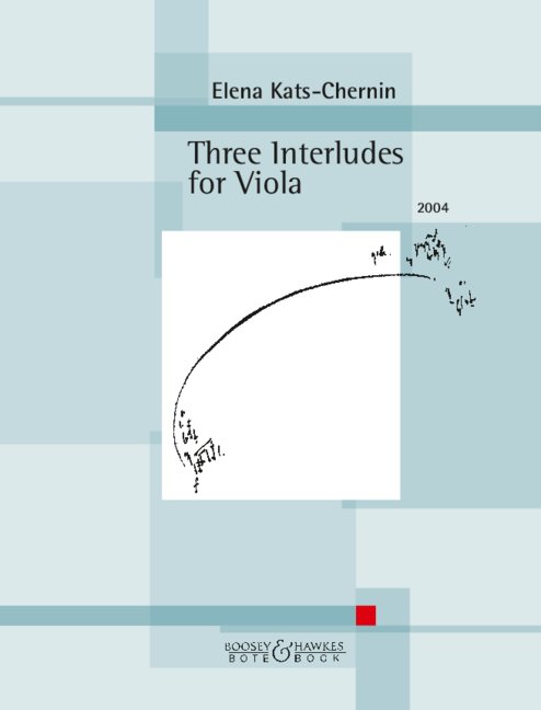 Three Interludes (2004)  for viola  