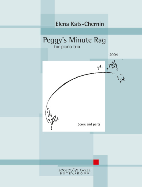 Peggy's Minute Rag (2004)  for piano trio  score and parts