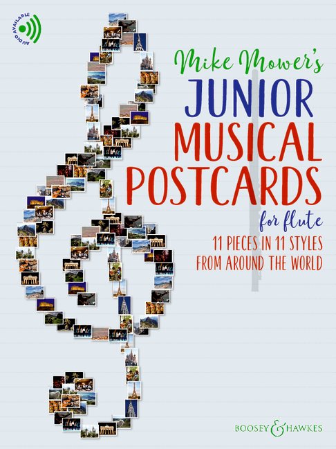 Junior Musical Postcards for Flute&nbsp;&nbsp;Flöte&nbsp;&nbsp;