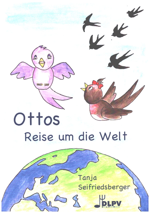 Ottos Reise um die Welt  Lieder-Bilder-Geschichten-Buch für Kinder mit Noten und  Akkordbuchstaben