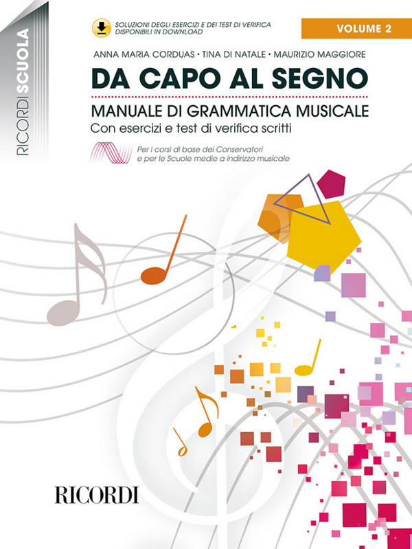 Da capo al segno (Ricordi Scuola) - vol. 2&nbsp;&nbsp;Theory&nbsp;&nbsp;Book & Media-Online