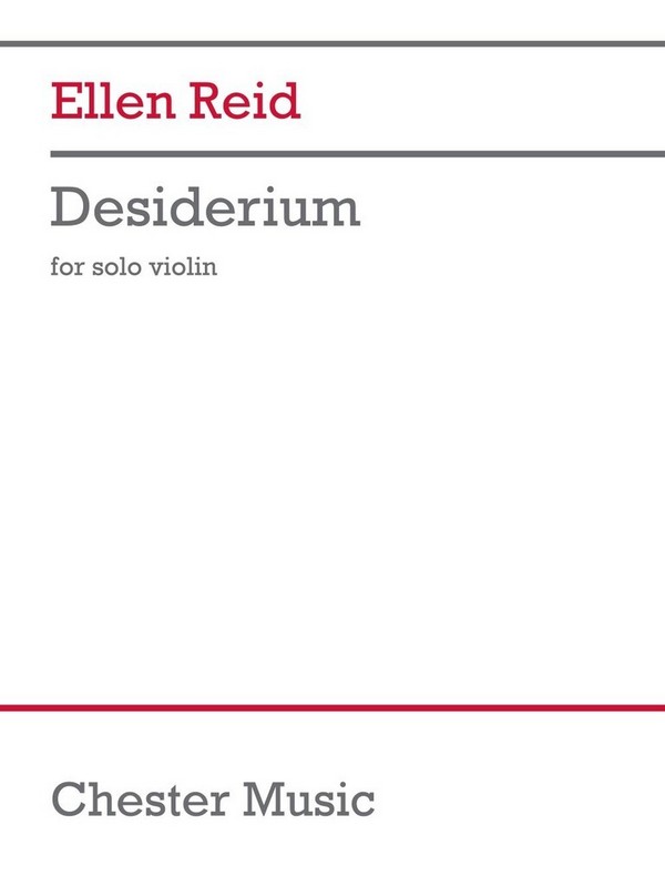 Desiderium&nbsp;&nbsp;Violin&nbsp;&nbsp;Book