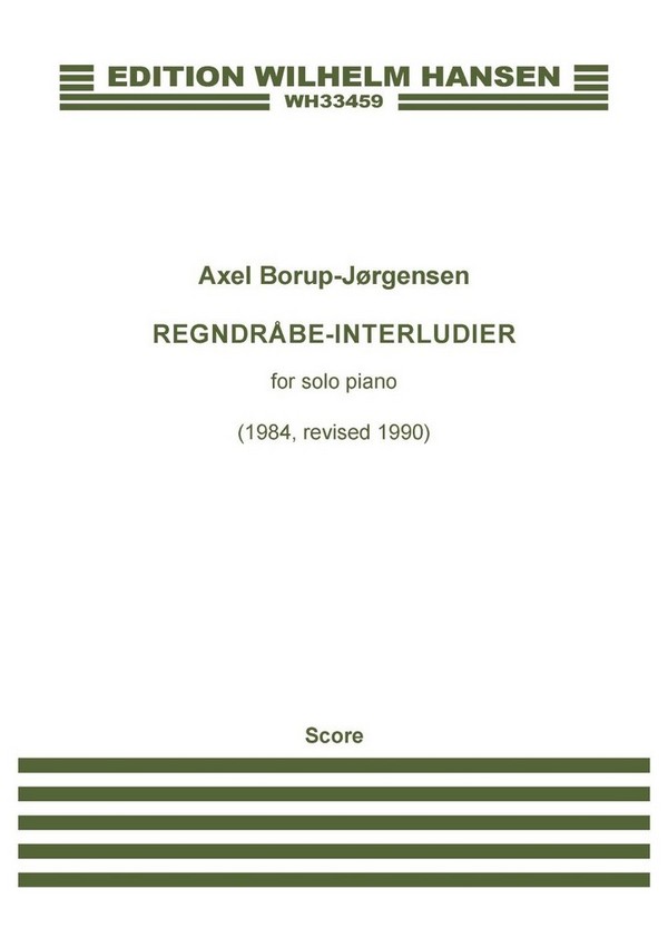 Regndråbe-Interludier&nbsp;&nbsp;Piano&nbsp;&nbsp;Book