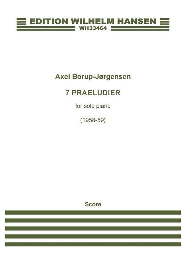 7 Praeludier Op. 30:A&nbsp;&nbsp;Piano&nbsp;&nbsp;Book