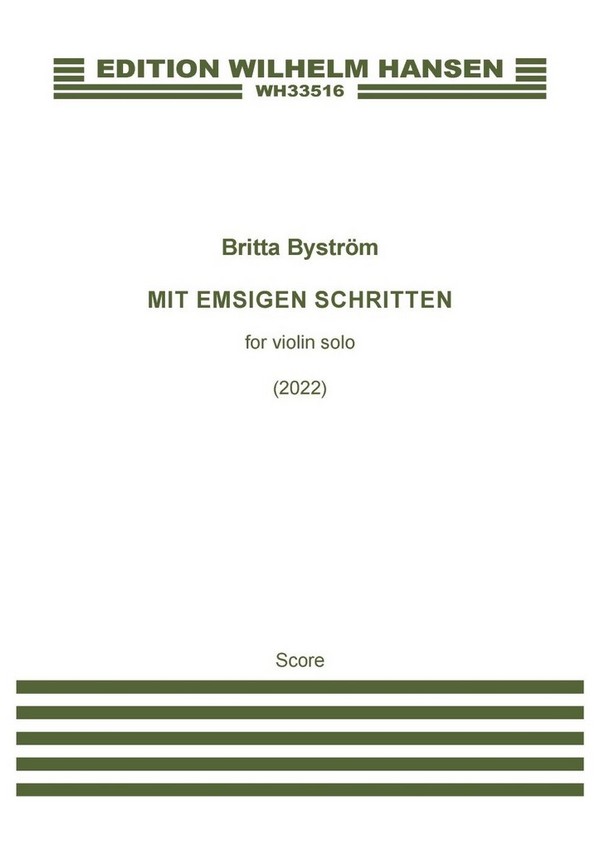Mit Emsigen Schritten&nbsp;&nbsp;Violin&nbsp;&nbsp;Book