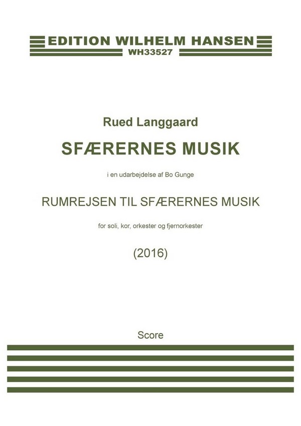 Rumrejsen Til Sfærernes Musik&nbsp;&nbsp;Orchestra&nbsp;&nbsp;Score