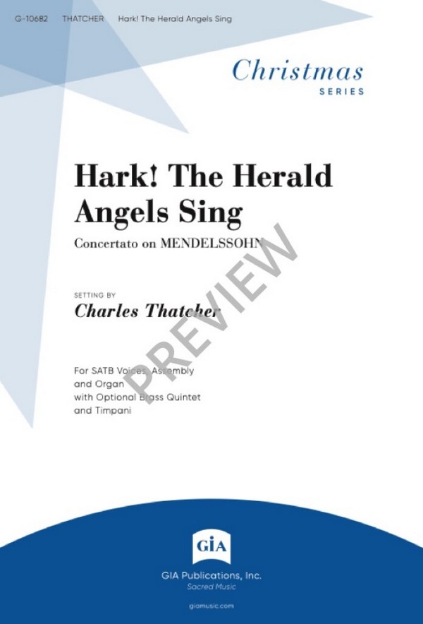 Hark! The Herald Angels Sing&nbsp;&nbsp;SATB and Ensemble&nbsp;&nbsp;Choral Score
