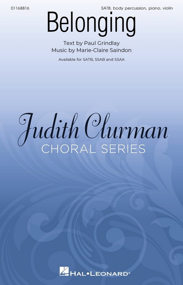 Belonging&nbsp;&nbsp;SATB&nbsp;&nbsp;Choral Score