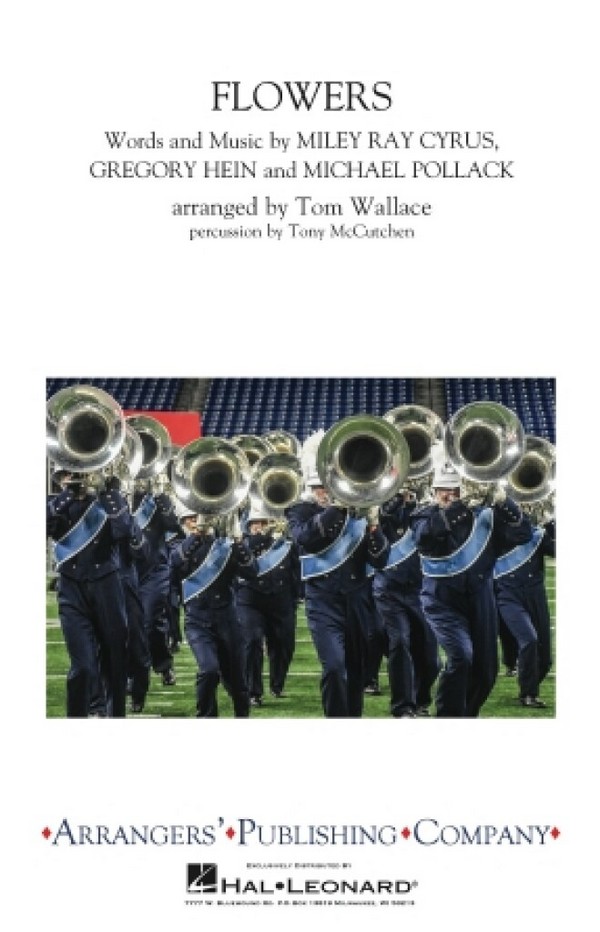 Flowers&nbsp;&nbsp;for marching band&nbsp;&nbsp;score and parts