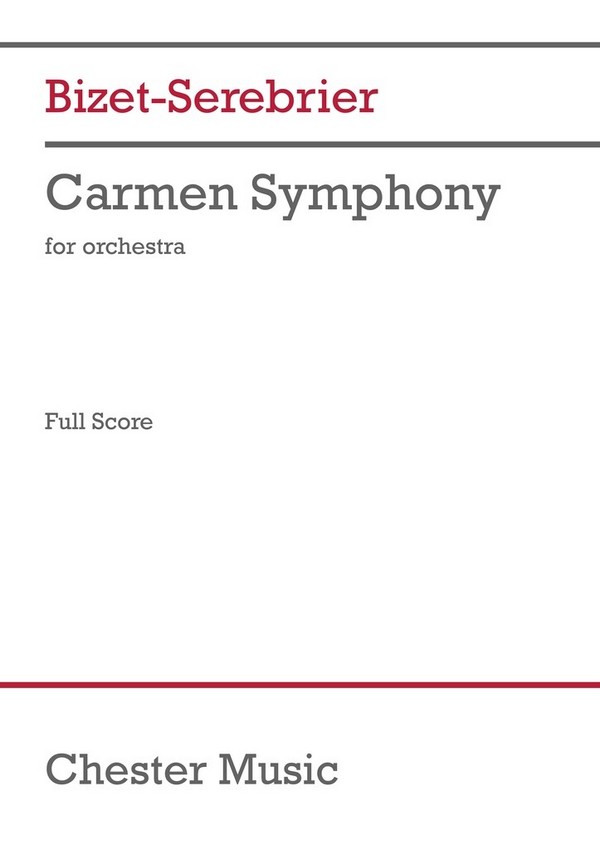Carmen Symphony  Orchestra  Score