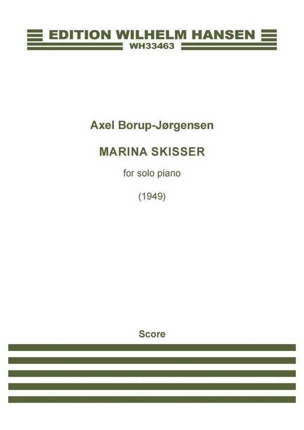 Marina Skisser Op. 4:2&nbsp;&nbsp;Piano&nbsp;&nbsp;Book