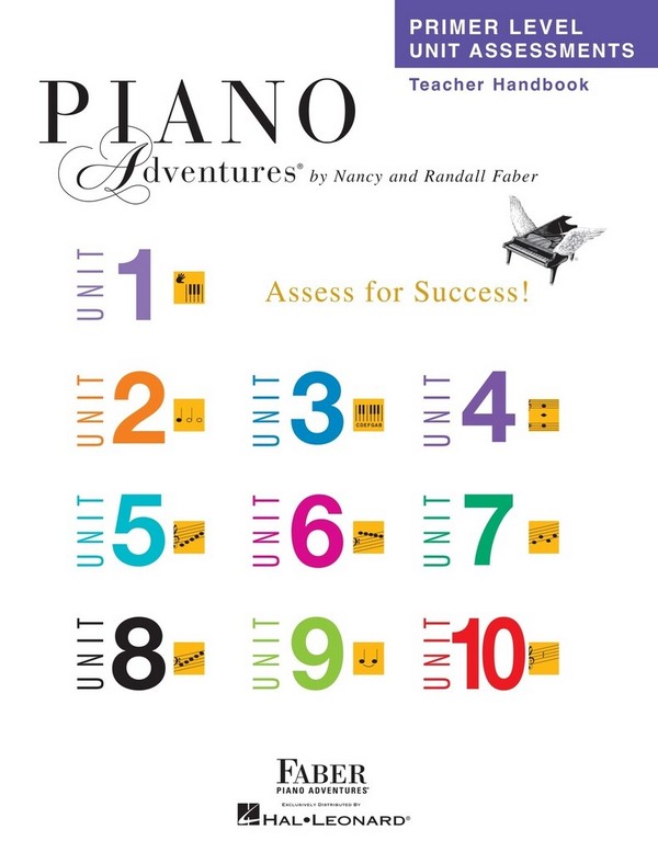 Primer Level Unit Assessments&nbsp;&nbsp;Piano&nbsp;&nbsp;Book