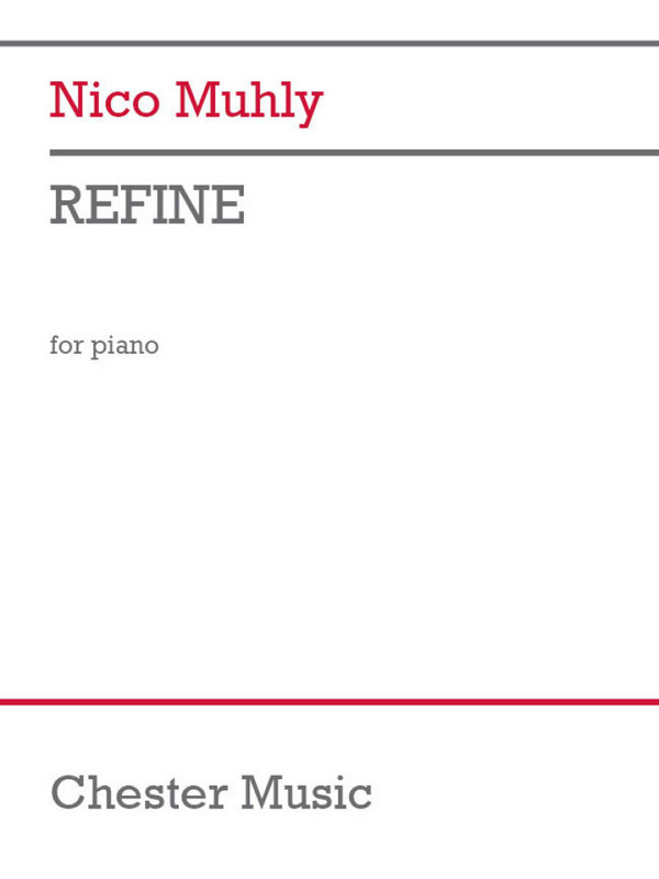 Refine&nbsp;&nbsp;pour piano&nbsp;&nbsp; 