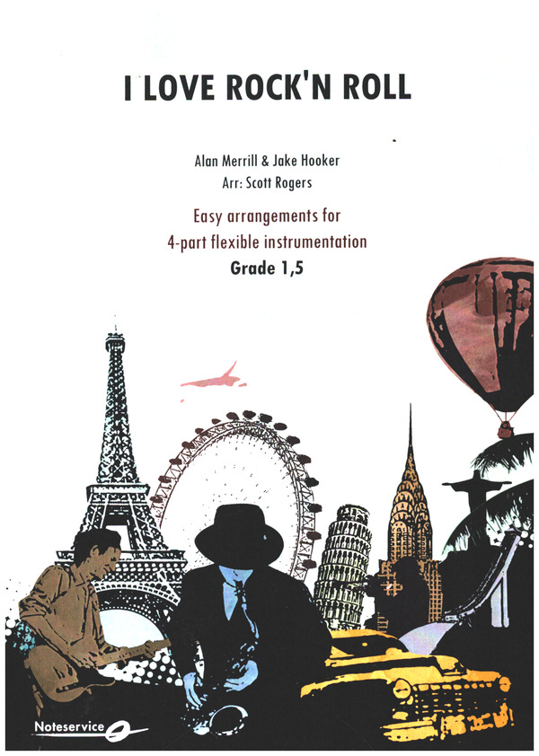 I love Rock'n Roll  for 4-part flexible instrumentation  score and parts
