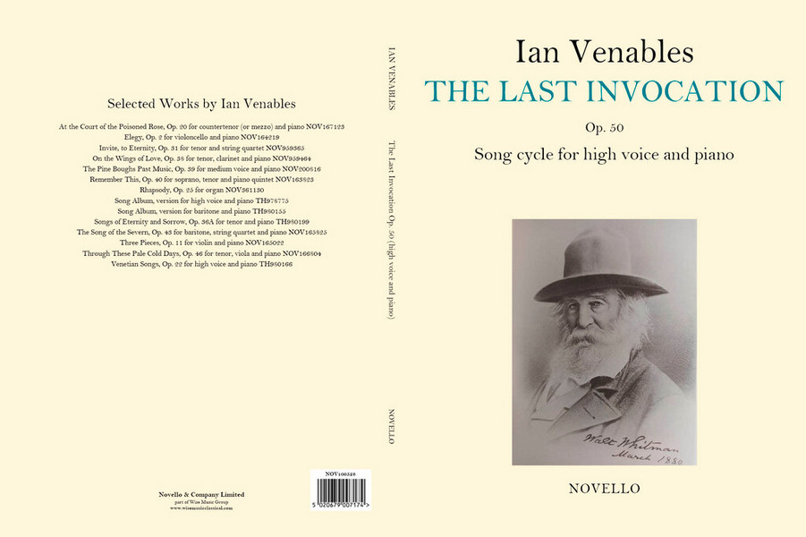 The Last Invocation&nbsp;&nbsp;High Voice and Piano&nbsp;&nbsp;Vocal Score