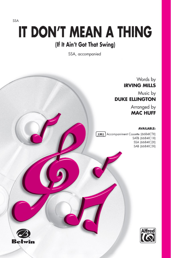 It Dont Mean A Thing SSA  Upper voices  