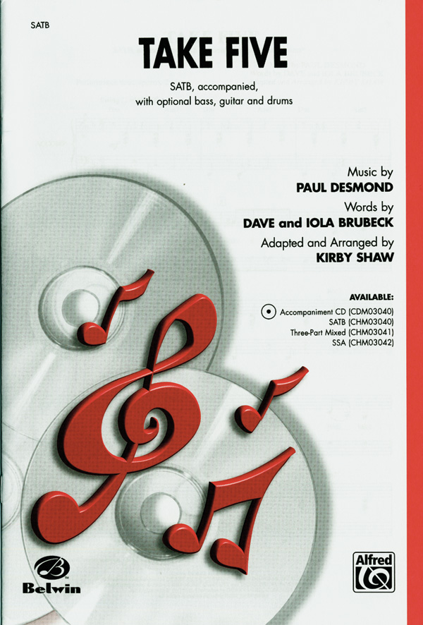Take Five (SATB)  Mixed voices  