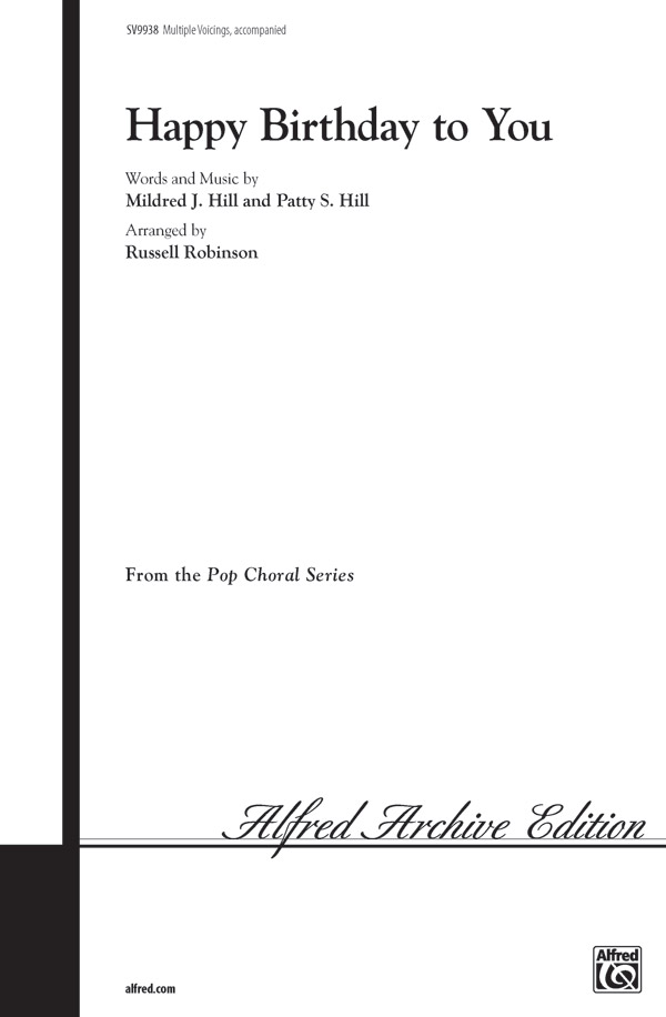 Happy Birthday to You (multiple voices)&nbsp;&nbsp;Mixed voices&nbsp;&nbsp;