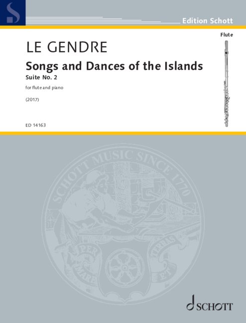 Songs and Dances of the Islands - Suite No. 2&nbsp;&nbsp;for flute and piano&nbsp;&nbsp; 