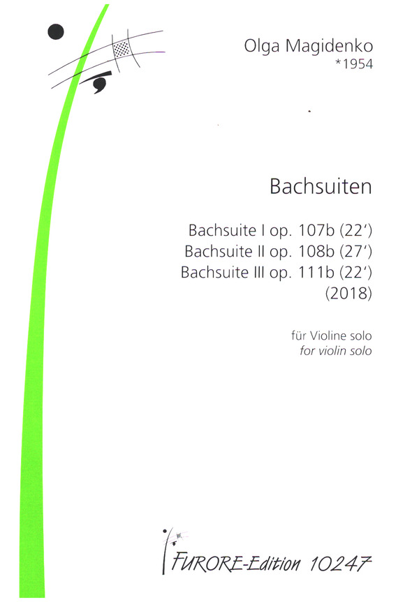Bachsuiten Nr.1-3 op.107b, op.108b und op.111b  für Violine solo  